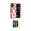 ieg™ iPhone 17 Pro Max Kılıf Nova Işık Özel Seri - Siyah 360 Mat Full Body Arka Koruyucu