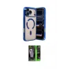 ieg™ iPhone 17 Pro Max Kılıf Nova Işık Özel Seri - Siyah 360 Mat Full Body Arka Koruyucu