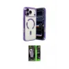 ieg™ iPhone 17 Pro Max Kılıf Nova Işık Özel Seri - Siyah 360 Mat Full Body Arka Koruyucu