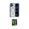 ieg™ iPhone 17 Pro Max Kılıf Nova Işık Özel Seri - Siyah 360 Mat Full Body Arka Koruyucu
