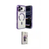 ieg™ iPhone 17 Pro Max Kılıf Nova Işık Özel Seri - Siyah Bilvis 3D Cam Ekran Koruyucu
