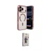 ieg™ iPhone 17 Pro Max Kılıf Nova Işık Özel Seri - Siyah Bilvis 3D Cam Ekran Koruyucu