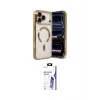 ieg™ iPhone 17 Pro Max Kılıf Nova Işık Özel Seri - Siyah Bilvis 3X AR HD Cam Ekran Koruyucu