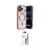 ieg™ iPhone 17 Pro Max Kılıf Nova Işık Özel Seri - Siyah Bilvis 3X AR HD Cam Ekran Koruyucu