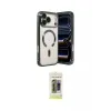 ieg™ iPhone 17 Pro Max Kılıf Nova Işık Özel Seri - Siyah Joko Magic 5D Hayalet Cam