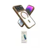 ieg™ iPhone 17 Pro Max Kılıf Nova Yansıma Serisi - Şeffaf Pasifik Cam Ekran Koruyucu