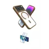 ieg™ iPhone 17 Pro Max Kılıf Nova Yansıma Serisi - Siyah 3D Antistatik Cam Ekran Koruyucu