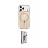 ieg™ iPhone 17 Pro Max Kılıf Pusula Form Özel Seri - Siyah Bilvis 3D Cam Ekran Koruyucu
