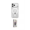 ieg™ iPhone 17 Pro Max Kılıf Pusula Form Özel Seri - Siyah Bilvis 3D Cam Ekran Koruyucu