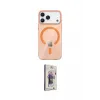 ieg™ iPhone 17 Pro Max Kılıf Pusula Form Özel Seri - Siyah Bilvis 3D Cam Ekran Koruyucu
