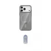 ieg™ iPhone 17 Pro Max Kılıf Pusula Form Özel Seri - Siyah Joko Magic 5D Cam