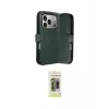 ieg™ iPhone 17 Pro Max Kılıf Siluet Işık Serisi - Siyah Joko Magic 5D Hayalet Cam