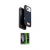 ieg™ iPhone 17 Pro Max Kılıf Vadi Klasik Serisi - Şeffaf 360 Full Body Arka Koruyucu