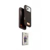 ieg™ iPhone 17 Pro Max Kılıf Vadi Klasik Serisi - Siyah Bilvis 3D Cam Ekran Koruyucu