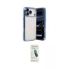 ieg™ iPhone 17 Pro Max Kılıf Vadi Minimal - Şeffaf Pasifik Cam Ekran Koruyucu
