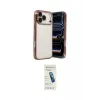 ieg™ iPhone 17 Pro Max Kılıf Vadi Minimal - Şeffaf Pasifik Cam Ekran Koruyucu