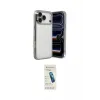 ieg™ iPhone 17 Pro Max Kılıf Vadi Minimal - Şeffaf Pasifik Cam Ekran Koruyucu