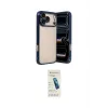 ieg™ iPhone 17 Pro Max Kılıf Vadi Minimal - Şeffaf Pasifik Cam Ekran Koruyucu