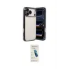 ieg™ iPhone 17 Pro Max Kılıf Vadi Minimal - Şeffaf Pasifik Cam Ekran Koruyucu