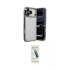 ieg™ iPhone 17 Pro Max Kılıf Vadi Minimal - Şeffaf Pasifik Cam Ekran Koruyucu