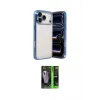 ieg™ iPhone 17 Pro Max Kılıf Vadi Minimal - Siyah 360 Mat Full Body Arka Koruyucu