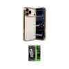 ieg™ iPhone 17 Pro Max Kılıf Vadi Minimal - Siyah 360 Mat Full Body Arka Koruyucu