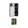 ieg™ iPhone 17 Pro Max Kılıf Vadi Minimal - Siyah 360 Mat Full Body Arka Koruyucu