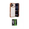 ieg™ iPhone 17 Pro Max Kılıf Vadi Minimal - Siyah 360 Mat Full Body Arka Koruyucu