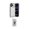 ieg™ iPhone 17 Pro Max Kılıf Vadi Minimal - Siyah Bilvis 3D Cam Ekran Koruyucu