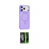 ieg™ iPhone 17 Pro Max Kılıf Yankı Form Serisi - Şeffaf 360 Full Body Arka Koruyucu