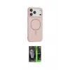 ieg™ iPhone 17 Pro Max Kılıf Yankı Form Serisi - Şeffaf 360 Full Body Arka Koruyucu