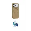 ieg™ iPhone 17 Pro Max Kılıf Yankı Form Serisi - Siyah 3D Antistatik Cam Ekran Koruyucu
