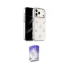 ieg™ iPhone 17 Pro Max Kılıf Yörünge Form - Siyah Bilvis 5in1 3D Magic Cam Ekran Koruyucu