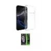 ieg™ iPhone 17 Pro Max Kılıf Zirve Doku - Şeffaf 360 Full Body Arka Koruyucu