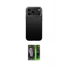 ieg™ iPhone 17 Pro Max Kılıf Zirve Modern Prime - Şeffaf 360 Full Body Arka Koruyucu