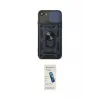 ieg™ iPhone 7 Kılıf Ahenk Klasik - Şeffaf Pasifik Cam Ekran Koruyucu