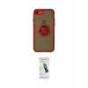 ieg™ iPhone 7 Kılıf Yörünge Çizgi - Şeffaf Pasifik Cam Ekran Koruyucu