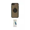 ieg™ iPhone 7 Kılıf Yörünge Çizgi - Şeffaf Pasifik Cam Ekran Koruyucu