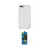 ieg™ iPhone 7 Plus Kılıf Ahenk Çizgi Serisi - Beyaz 18D Cam Ekran Koruyucu
