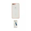 ieg™ iPhone 7 Plus Kılıf Ahenk Çizgi Serisi - Şeffaf Pasifik Cam Ekran Koruyucu
