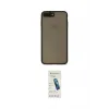 ieg™ iPhone 7 Plus Kılıf Ahenk Çizgi Serisi - Şeffaf Pasifik Cam Ekran Koruyucu