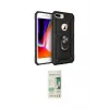 ieg™ iPhone 7 Plus Kılıf Ahenk Klasik Koleksiyonu - Siyah 20D Premium Cam Ekran Koruyucu