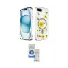ieg™ iPhone 7 Plus Kılıf Kozmos Doku - Şeffaf Royal Nano Ekran Koruyucu