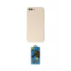 ieg™ iPhone 7 Plus Kılıf Kozmos Yansıma Özel Seri - Beyaz 18D Cam Ekran Koruyucu