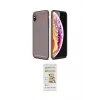 ieg™ iPhone XS Max Kılıf Eksen Form Prime - Siyah Mat Seramik Nano Ekran Koruyucu