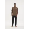 ieg™  KKT-26153 Erkek Midi Yaka Pijama Takımı