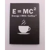 Lastikli Çizgisiz Sert Kapak Emc2 Defter