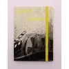 Lastikli Çizgisiz Sert Kapak Retro Cinema Defter