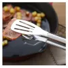 ieg™ Maşa Paslanmaz Barbekü Maşası - 25 Cm Mutfak Ekmek Maşası