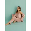 ieg™ Mihra 13402 Kadın Kadife 3Lü Pijama Takımı